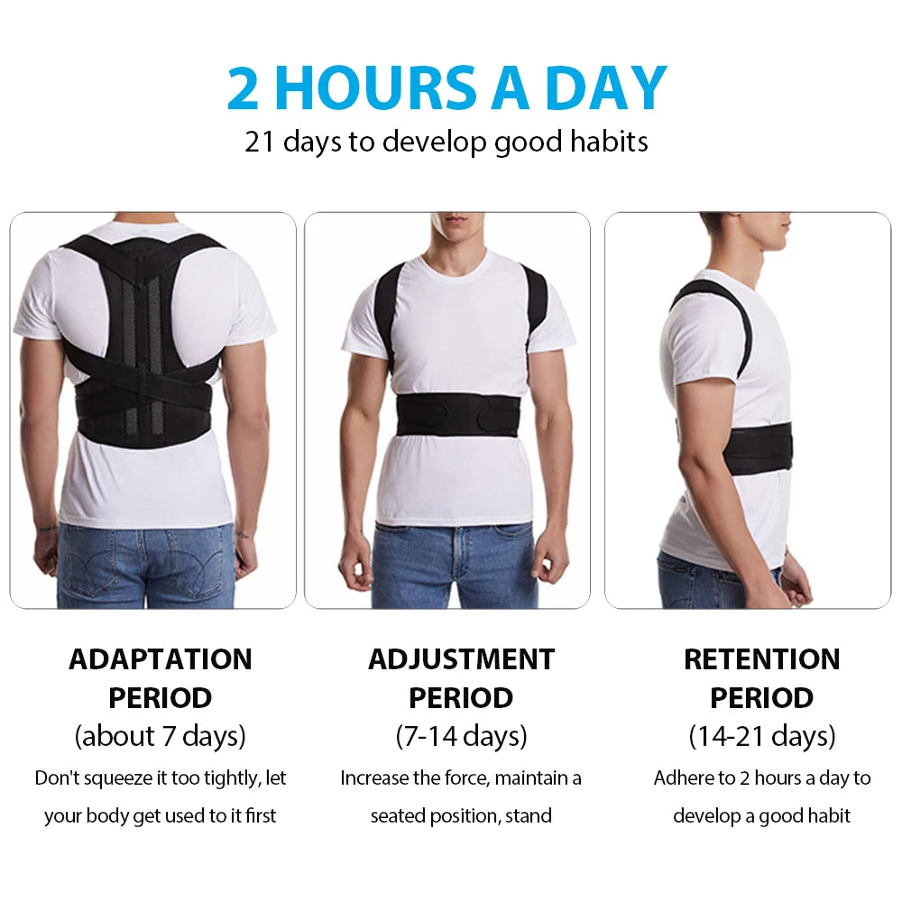Adjustable Posture Support Brace