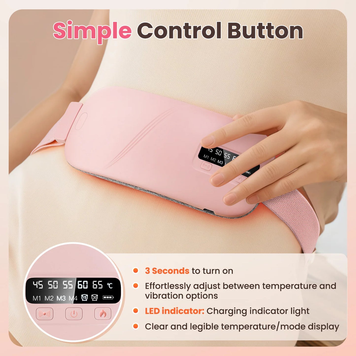 Menstrual Heating Massage Pad