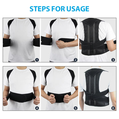 Adjustable Posture Support Brace