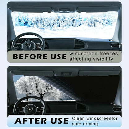 Magnetic Snow Windshield Cover