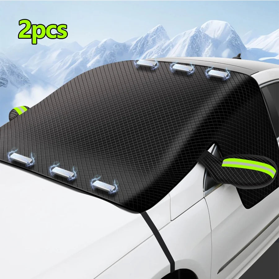 Magnetic Snow Windshield Cover
