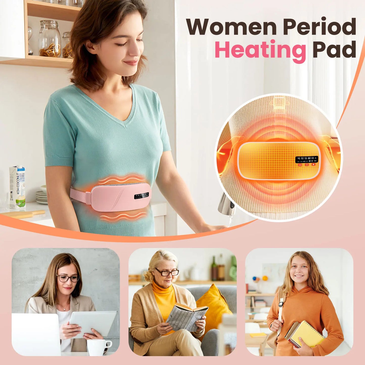 Menstrual Heating Massage Pad