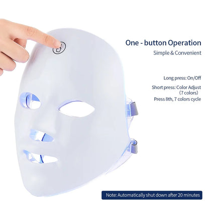 7-Colors LED Skin Therapy Mask