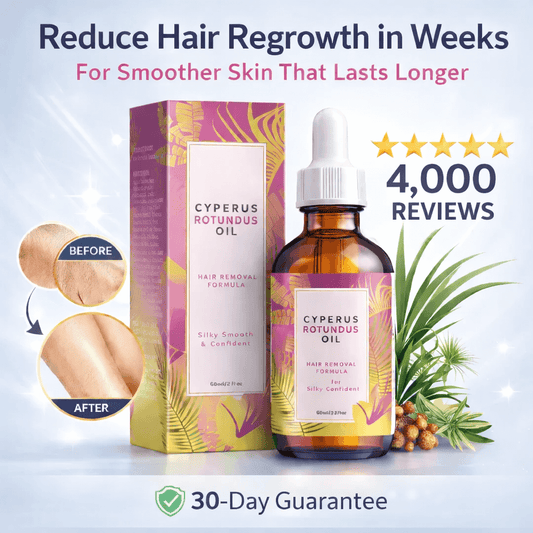 SmoothGlow™ Hair Reduction Oil – Noticeably Less Hair in Weeks