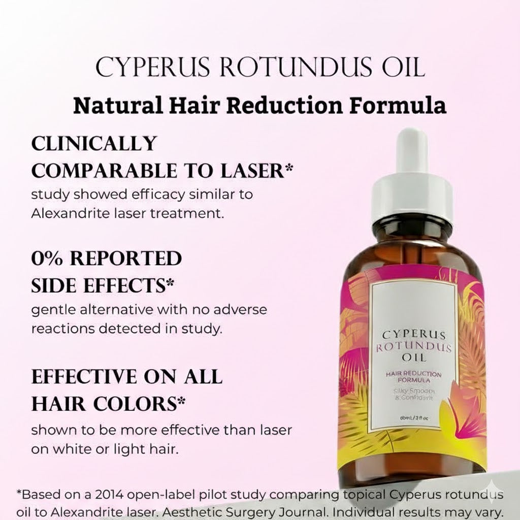 SmoothGlow™ Hair Reduction Oil – Noticeably Less Hair in Weeks