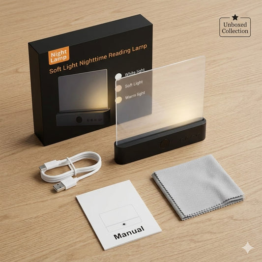 Night Reading Lamp with Soft, Eye-Comfort Light